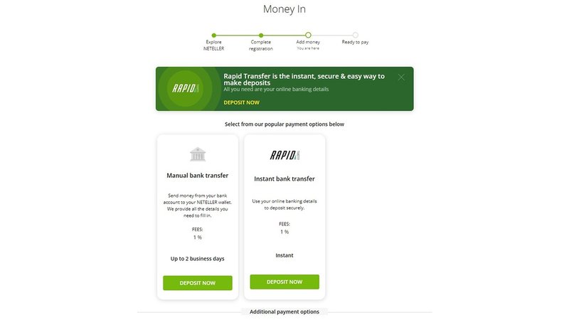 Neteller casino in Spain